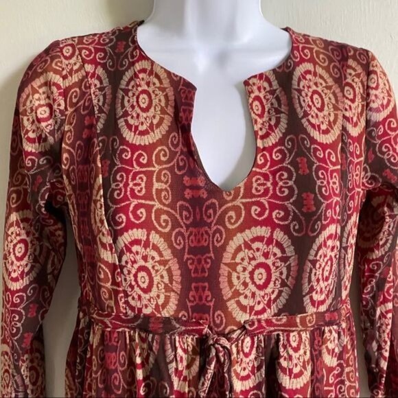 Axcess 3/4 Sleeve Empire Waist Lined Top Small - Picture 5 of 9